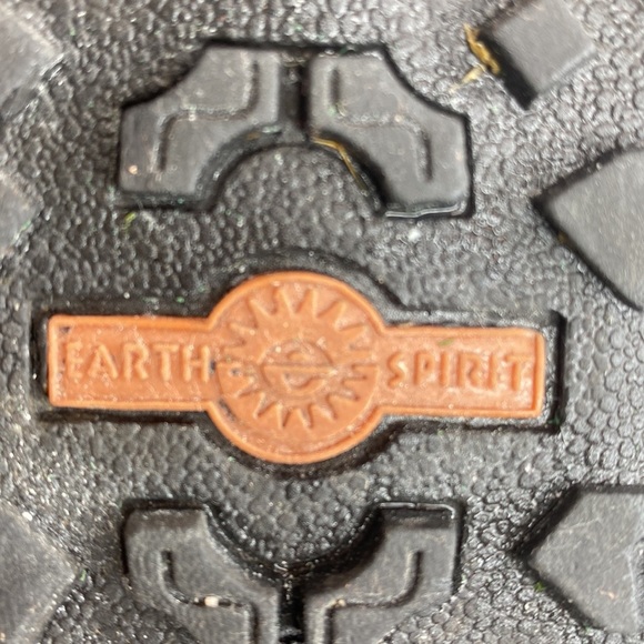 Earth Origins Seona Leather Lace Up Faux Fur Lining Ankle Boots Black Size 8 - Picture 9 of 9